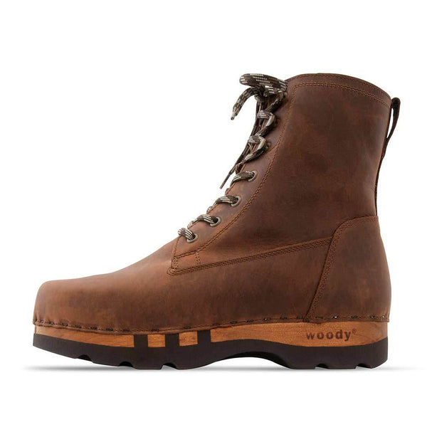 Pascal Mens Clog boots with flexible willow wood sole