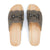 modell-annika-farbe: sand_clogs pantoletten damen mit biegsamer nachhaltiger weidenholzsohle, holzclogs woody, woody schuhe, woody shoes, handgemachte holzschuhe aus österreich, kärnten, metal-accessoires-inchrome-optic